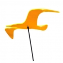 Lichtzauber Möwe 18cm orange