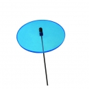 Lichtzauber Scheibe gross blau