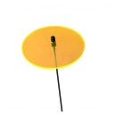 Lichtzauber Scheibe klein orange