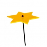 Lichtzauber Stern klein orange
